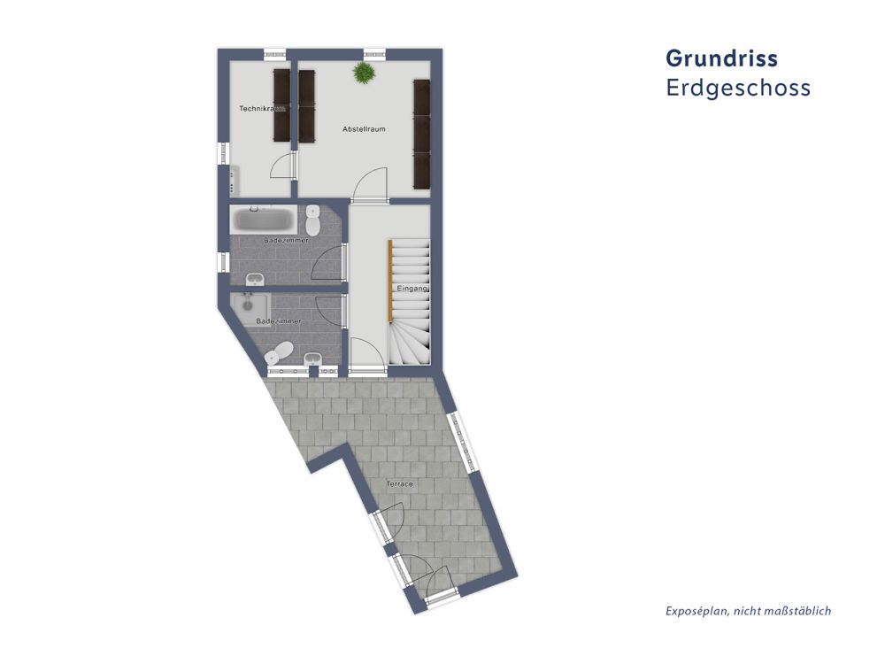 Charmantes Reihenendhaus mit Garage und Innenhof in angenehmer Lage von Reinheim