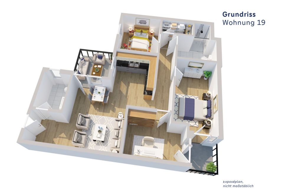 kfw 40 - Neubau-Highlight in Main-Nähe (Wohnung 19)