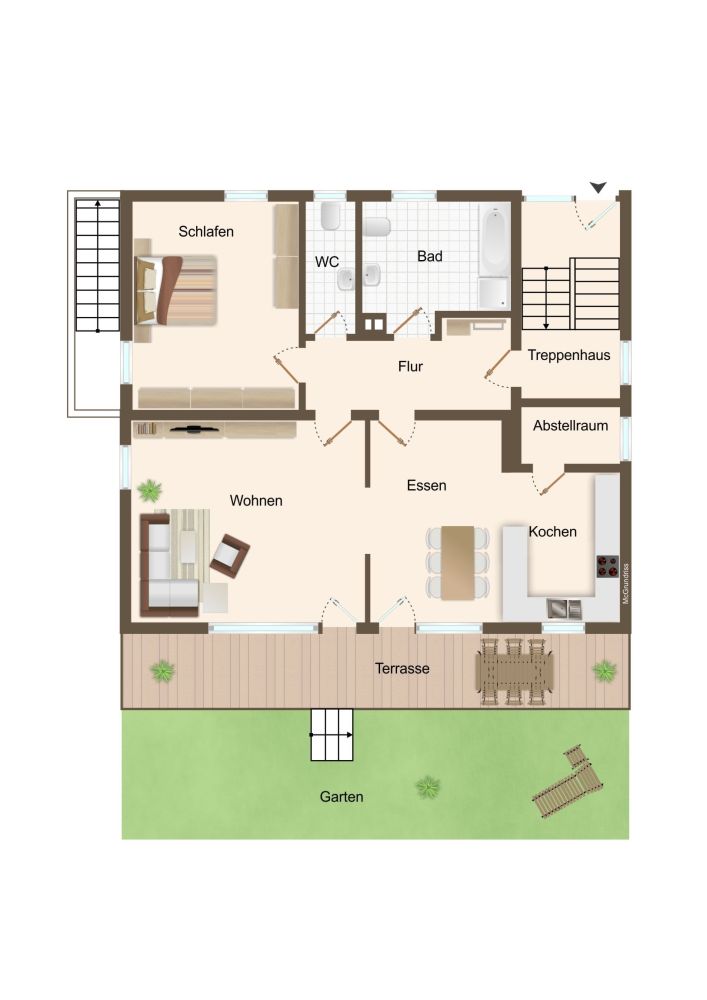 Vielseitiges Immobilienangebot: Mehrfamilienhaus, Gewerbeflächen, Industriehalle und Baugrundstück!