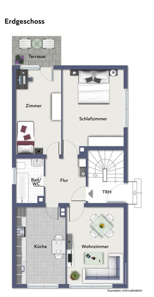 Charmantes Dreifamilienhaus in ruhiger &
beliebter Wohnlage