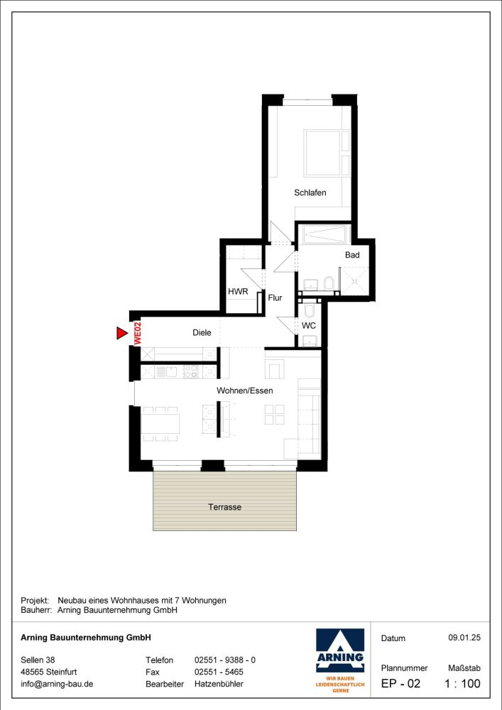 Grundriss WE2