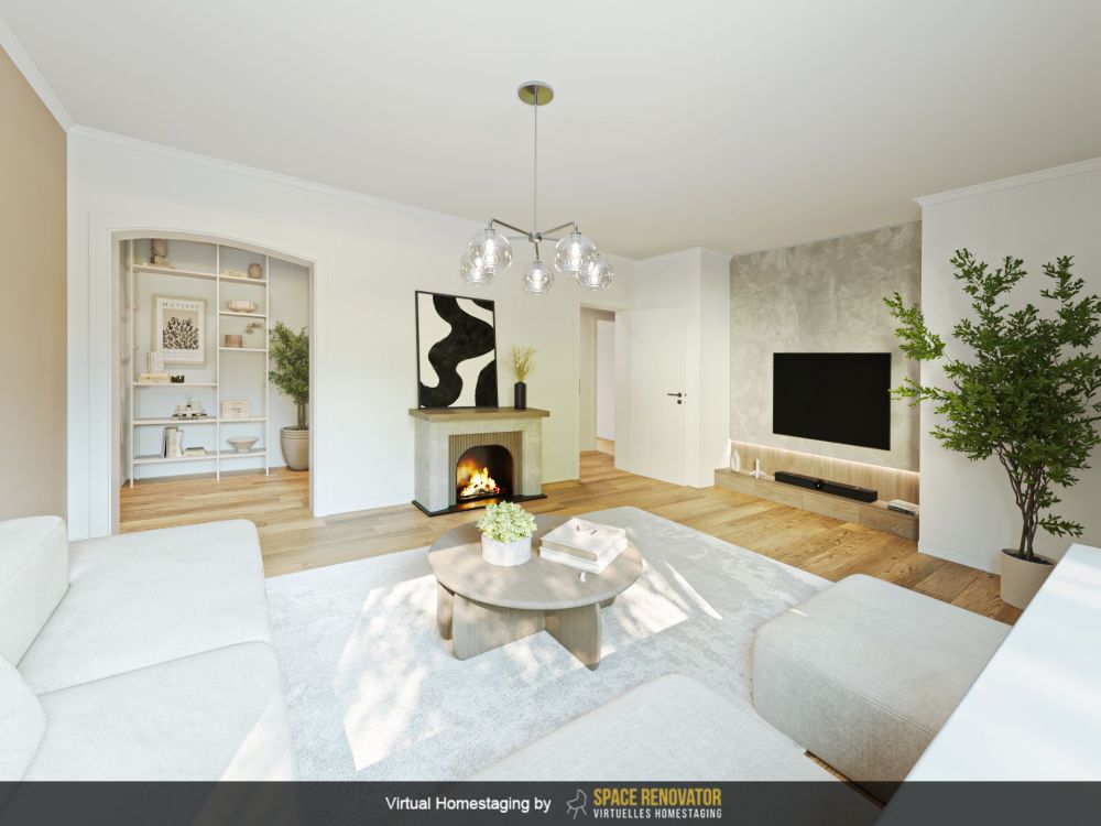 Wohnzimmer visualisiert