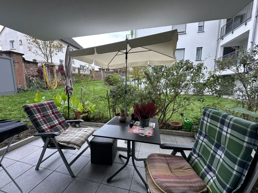 Vermietete, altersgerechte 2-Zimmer-Wohnung mit Terrasse in Wörth am Main