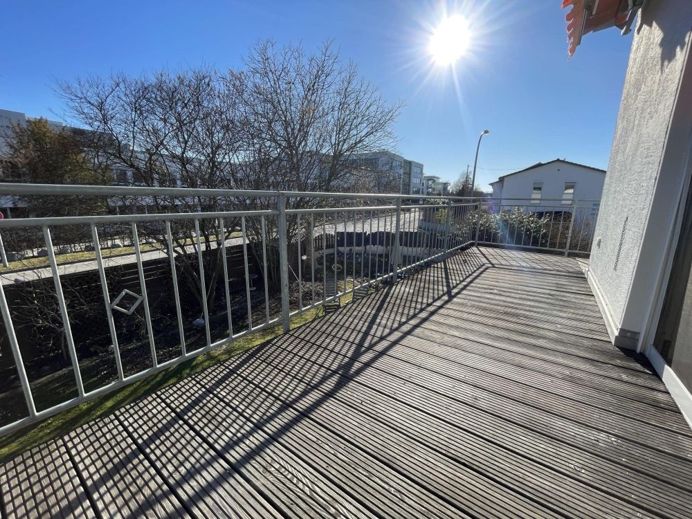 Sonne auf dem Balkon