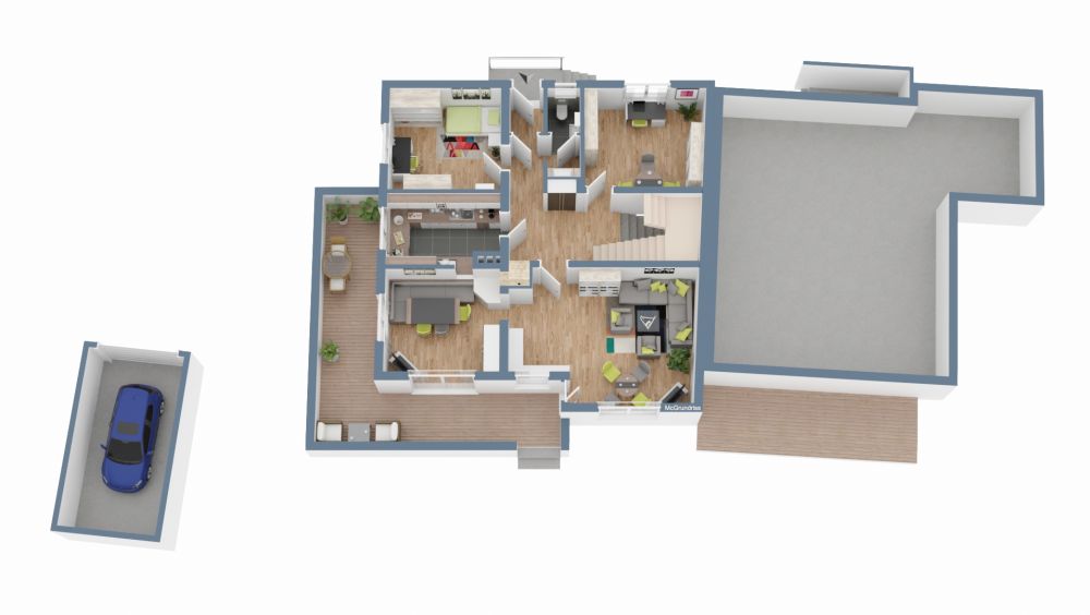 unverbindlicher Grundriss Erdgeschoss