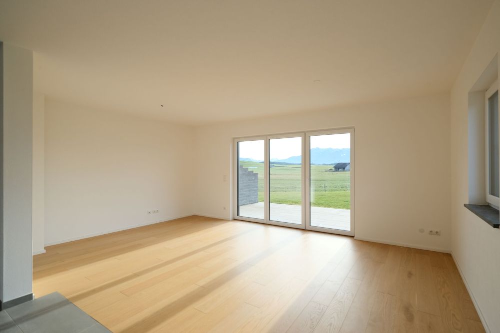 Der offene Wohn- und Essbereich