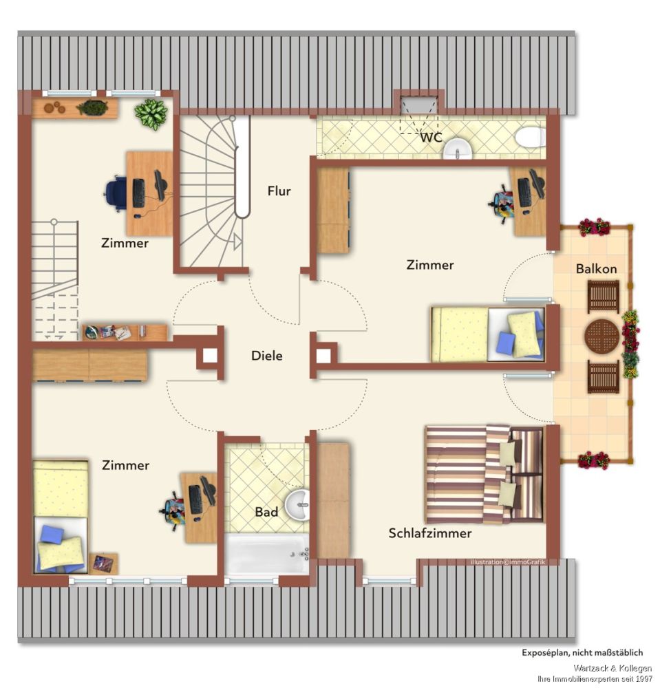 Interessante Kapitalanlage - Doppelhaus mit 2 Wohnungen und einer Doppelhaushälfte in Büchenbach