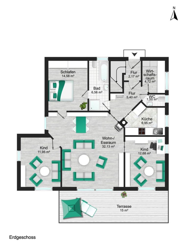 Zweifamilienhaus / VERMIETET /  Am Grünen Weg