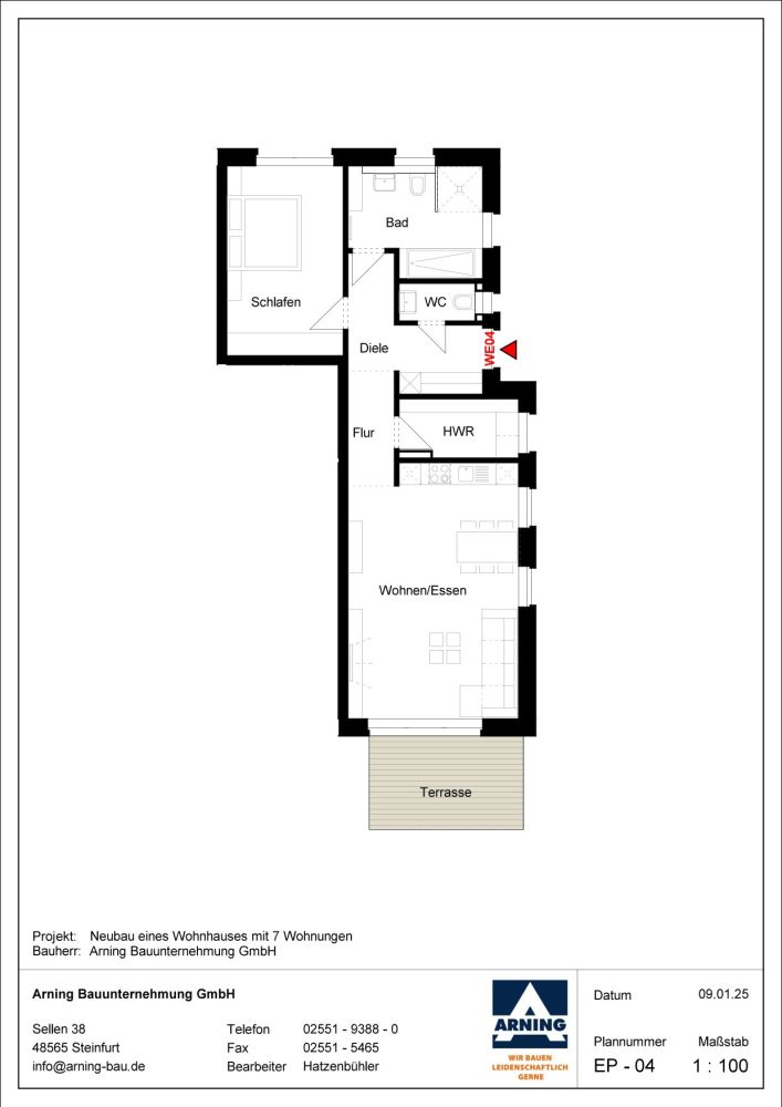 Grundriss WE4