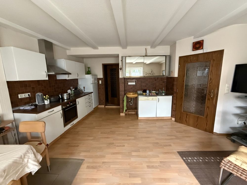 Blick  in die Küche