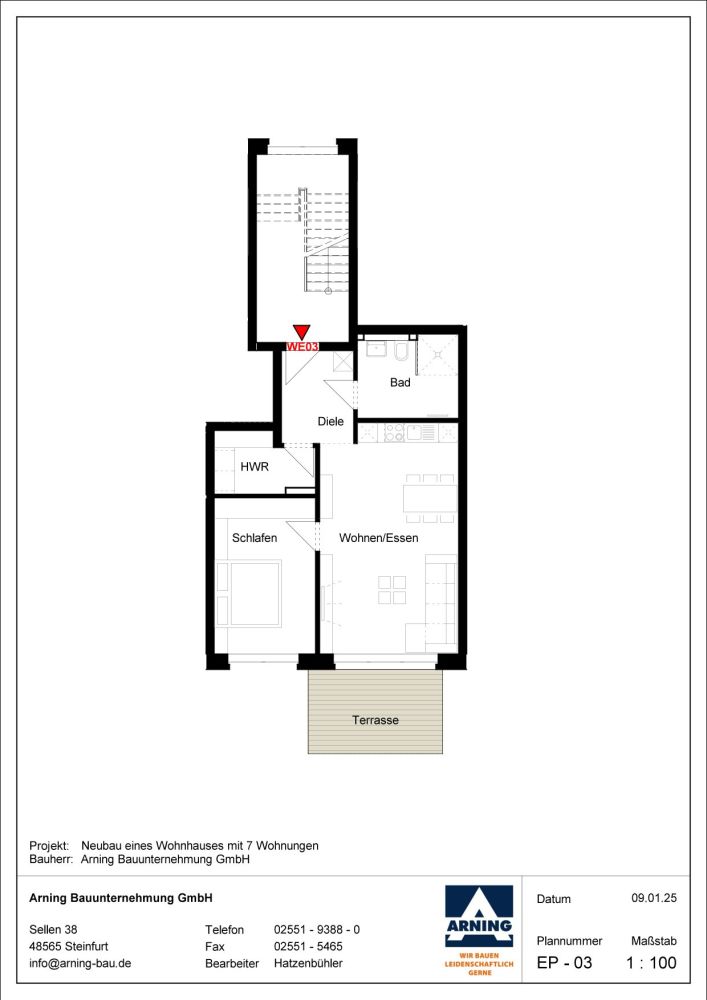 Grundriss WE3