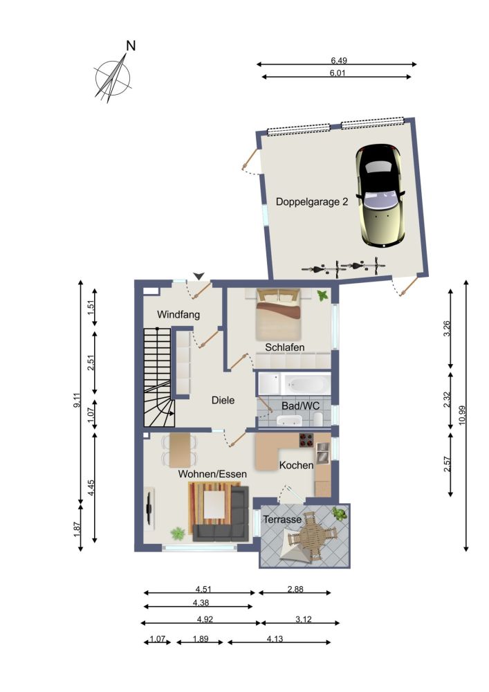 Bergblick. Exklusive Materialien.
Nachhaltig.