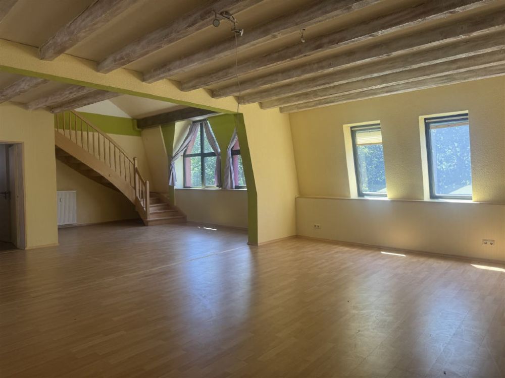 vorbereitete Maisonette-Wohnung