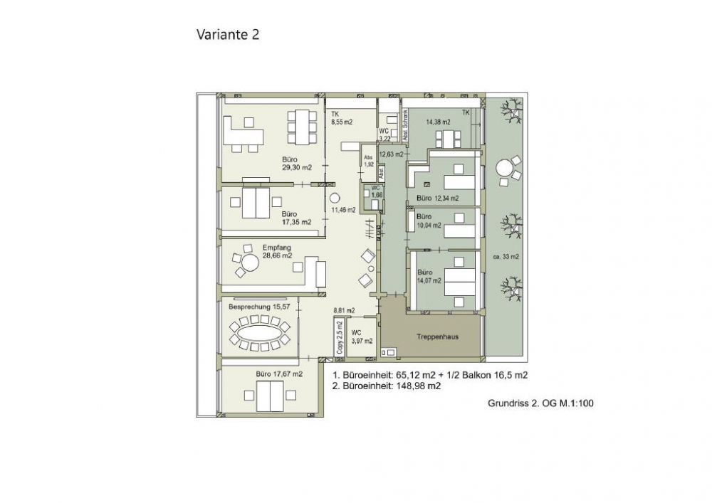 Grundrissvariante 2