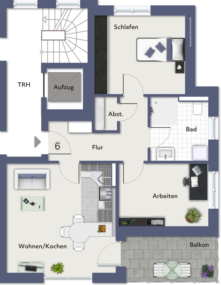 ETW 6 - Obergeschoss