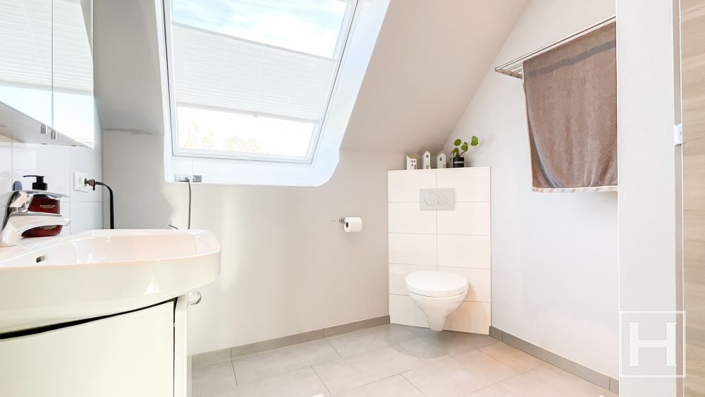 Duschbad im Dachgeschoss