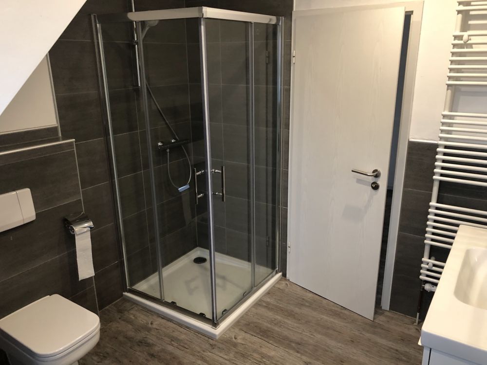 Küche mit Ausgang Balkon