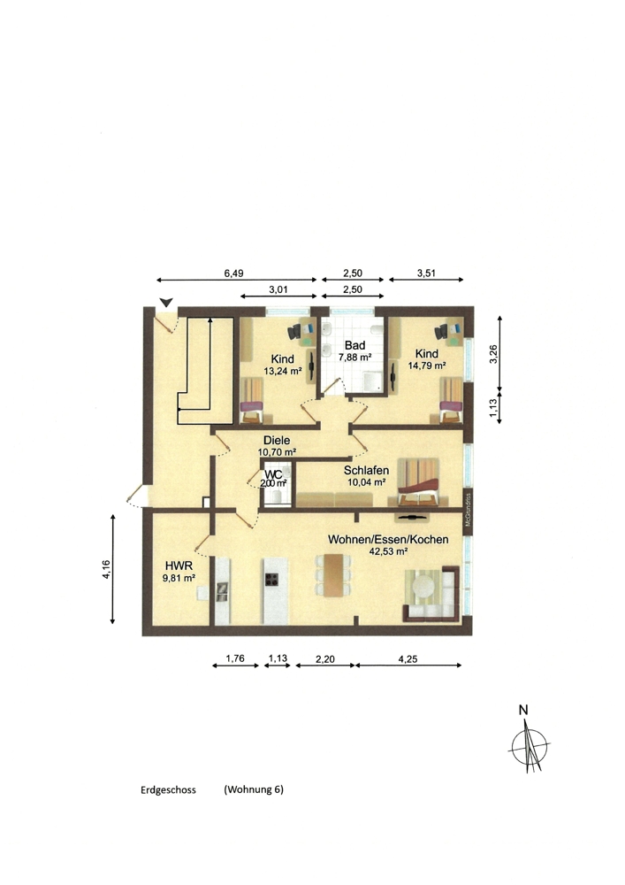 Mehr Raum fürs Miteinander: Erstbezug in moderne Erdgeschosswohnung!