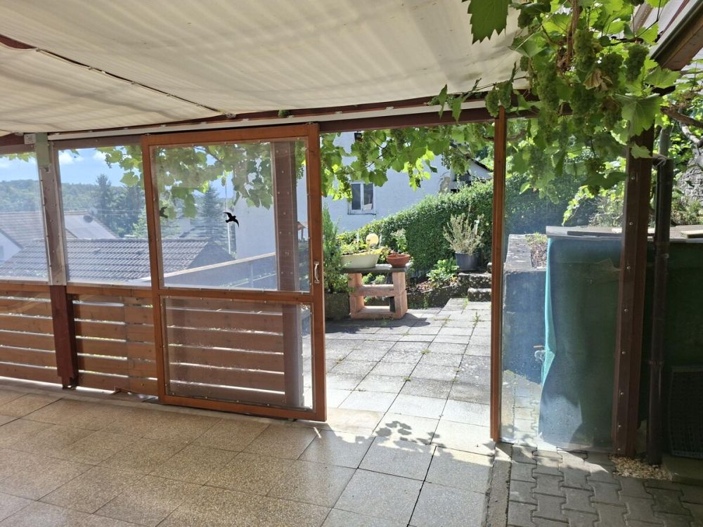 Überdachte Terrasse