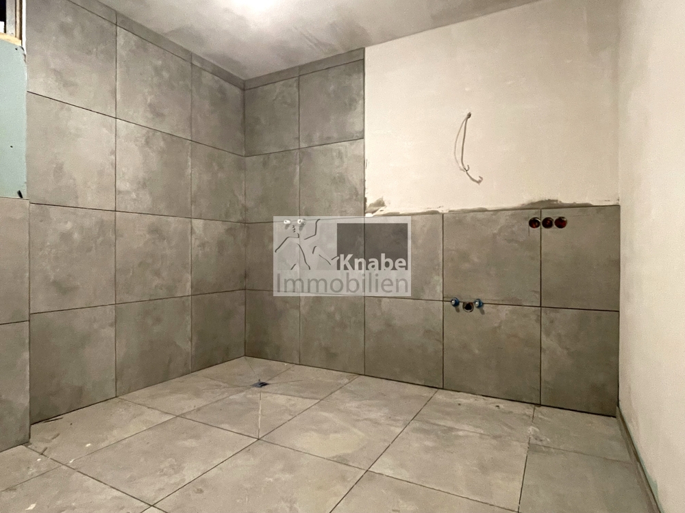 Rohbau: Badezimmer