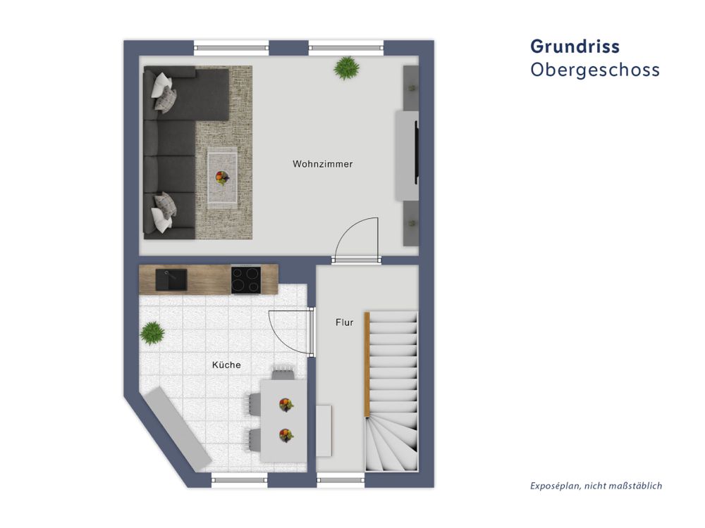 Charmantes Reihenendhaus mit Garage und Innenhof in angenehmer Lage von Reinheim