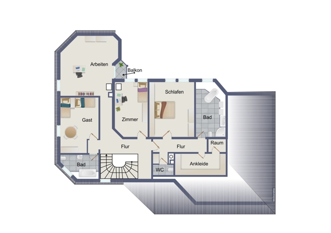 Grundriss DG