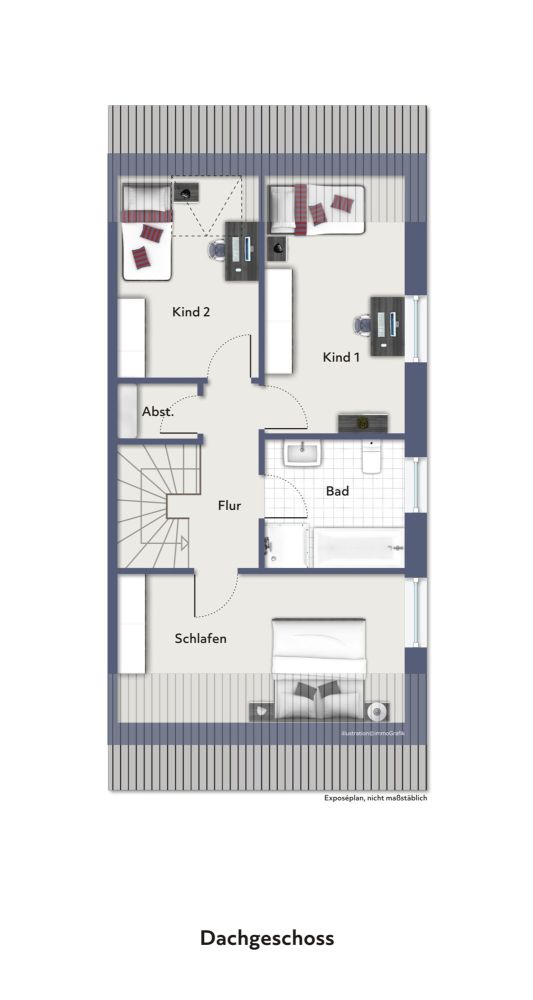 Wohnen mit Stil - Optimal konzipiert! Attraktive Doppelhaushälfte im Ortskern von Recke! (6)
