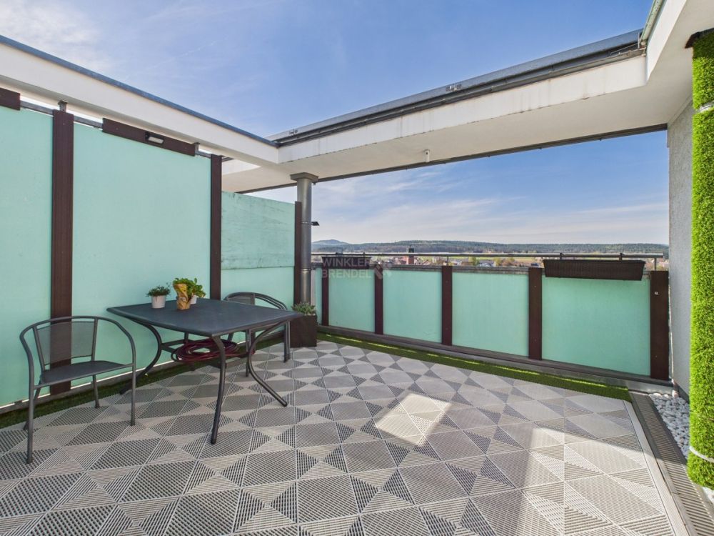 Balkon groß