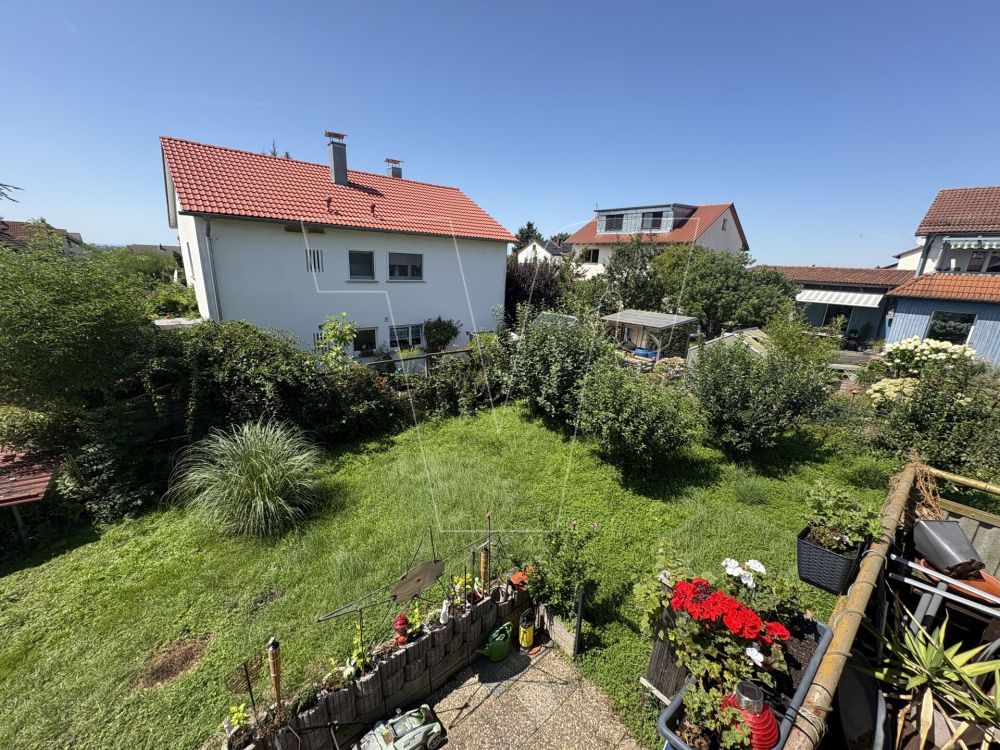 Blick vom Balkon