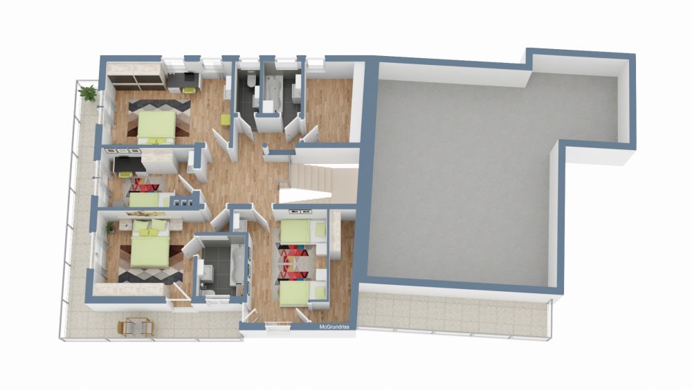 unverbindlicher Grundriss Obergeschoss