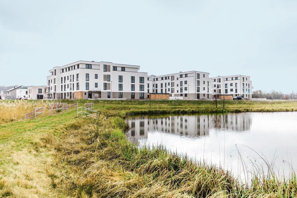 Leben im Grünen, die City genießen.