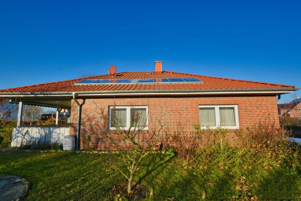 Blick auf das Grundstück