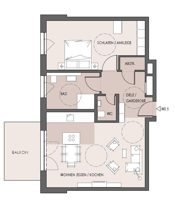2-Zi.-Eigentumswohnung mit Balkon