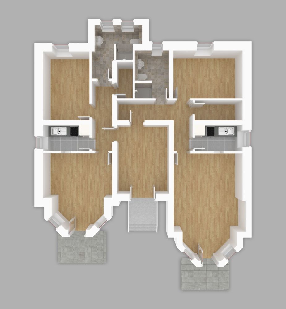 4-Familienhaus / 4 x Eigentumswohnung