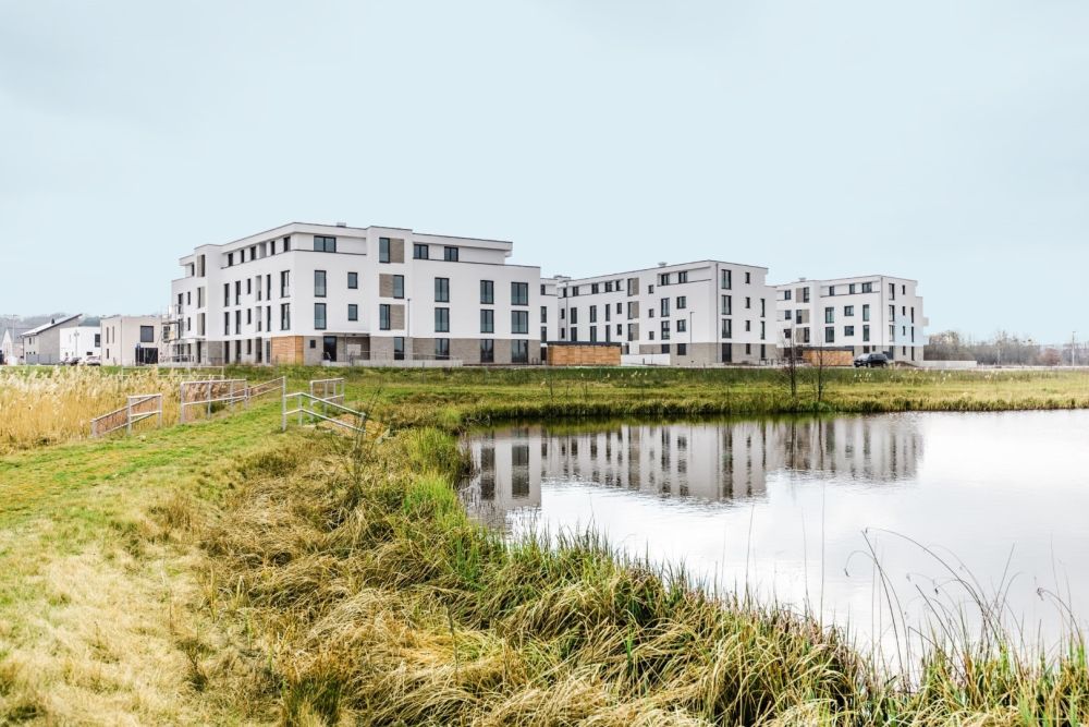 Leben im Grünen, die City genießen.