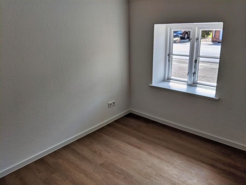 Blick in das Schlafzimmer