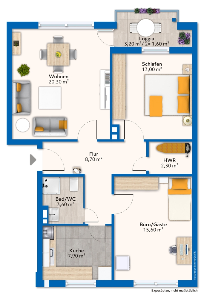 Drei-Zimmer Wohnung zur Kapitalanlage in Bremen-Gröpelingen