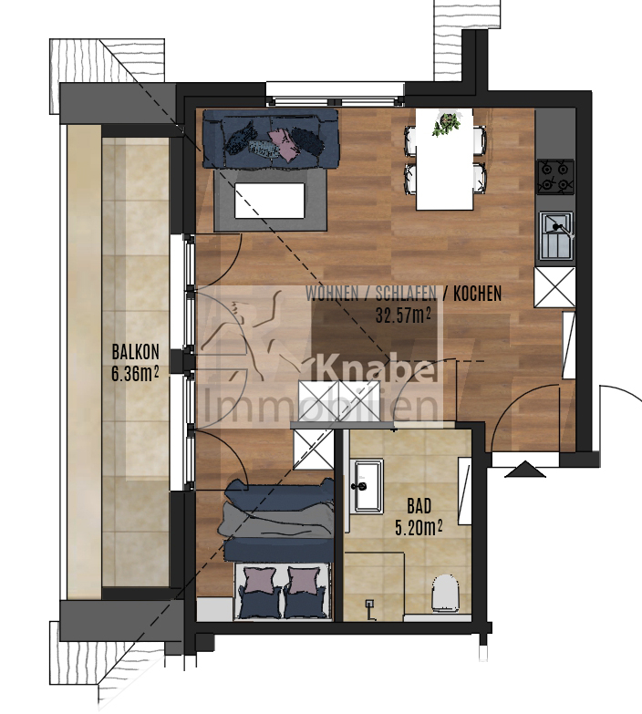 Grundriss Objekt 5880