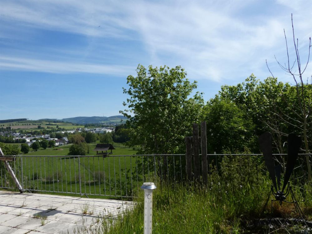 Dachterrasse mit Gartenteich