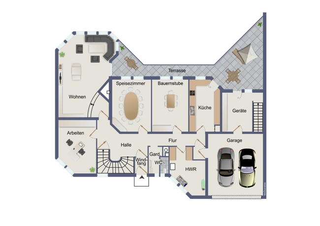 Grundriss EG