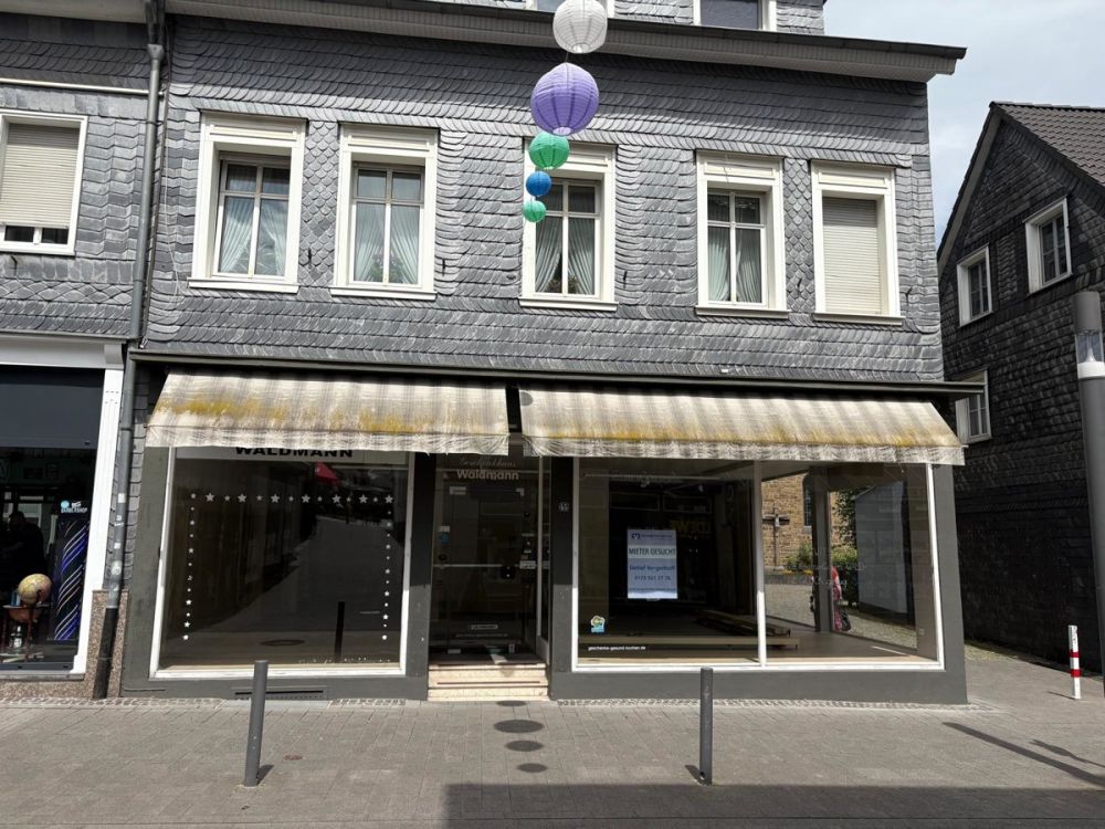 Ladenlokal in attraktiver Geschäftslage von Wipperfürth