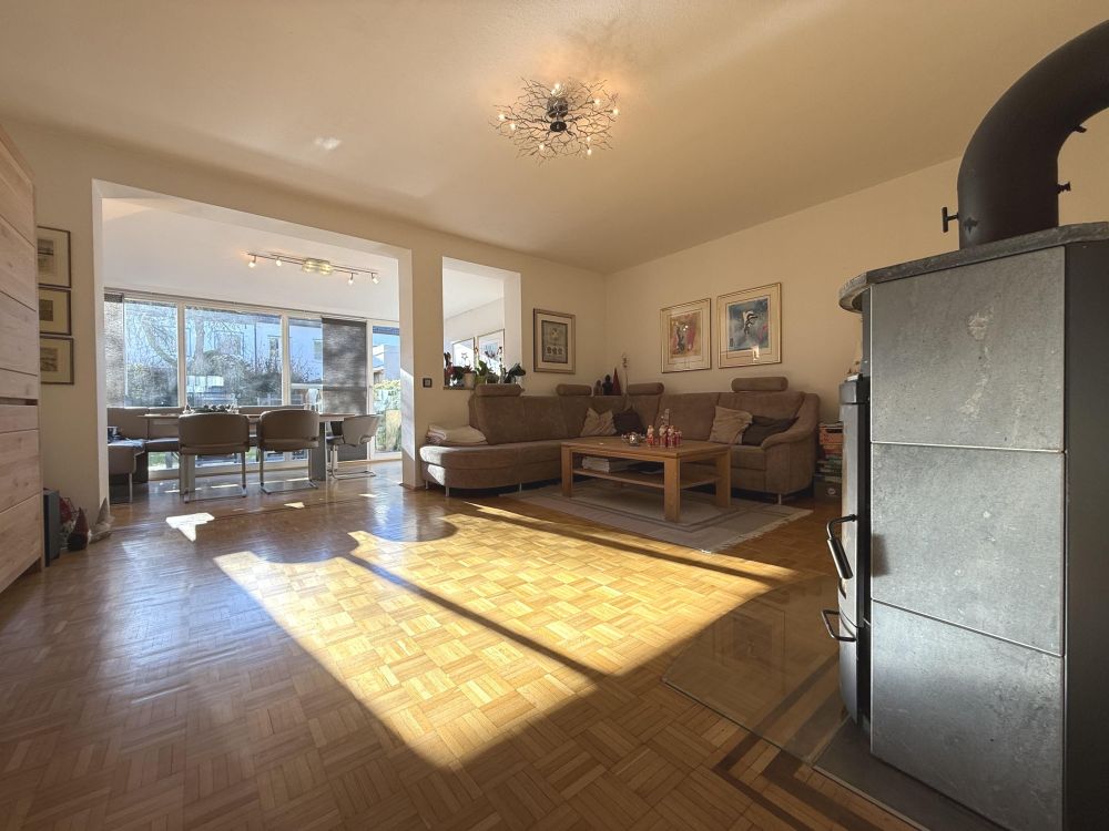 Wohnzimmer und Wintergarten