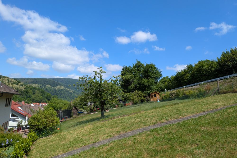 Außergewöhnliches Grundstück für ein außergewöhnliches Haus mit tollem Blick in Eberbach!