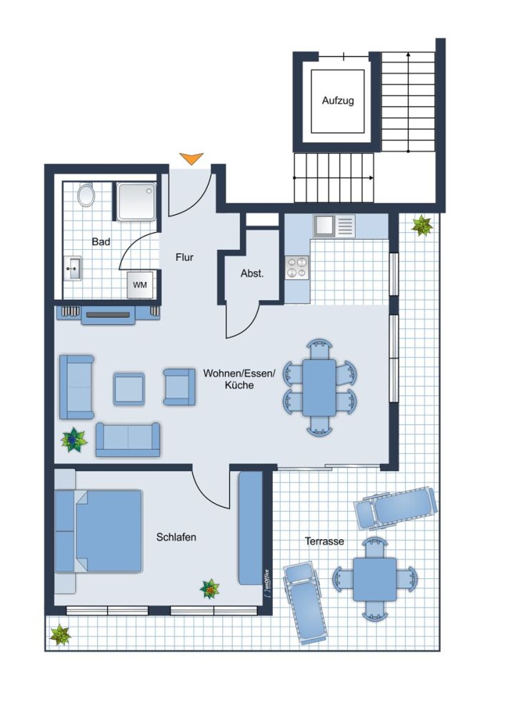 ERSTBEZUG - moderne 2 Zimmer-Wohnung mit Aufzug