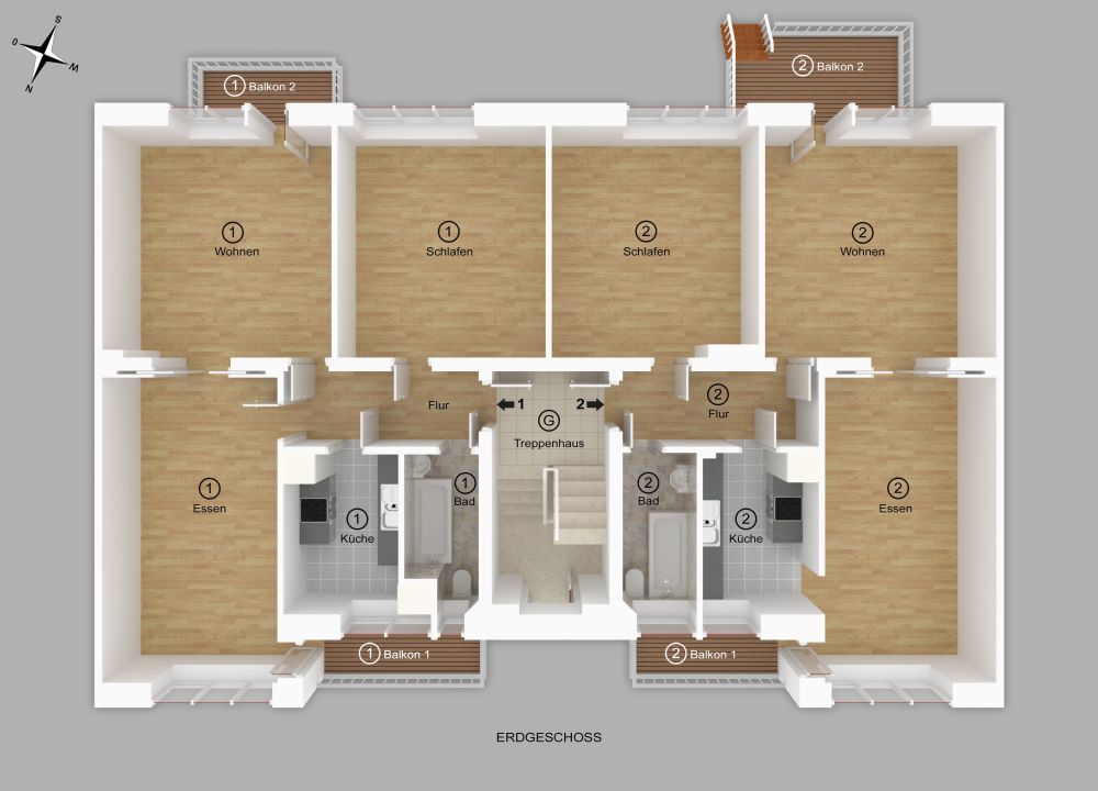 Kapitalanlage in zentraler Lage / 8 x ETW