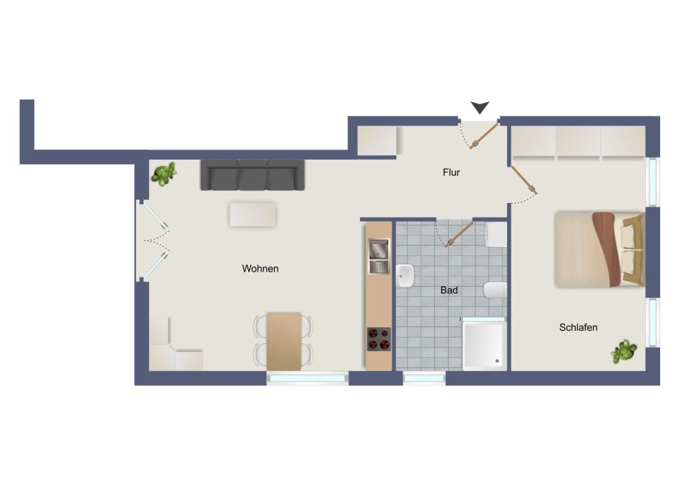 Erstbezug. Hochwertige Materialien. Garten.