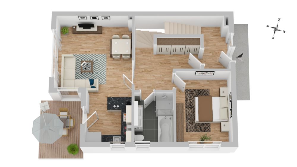 Bergblick. Exklusive Materialien.
Nachhaltig.