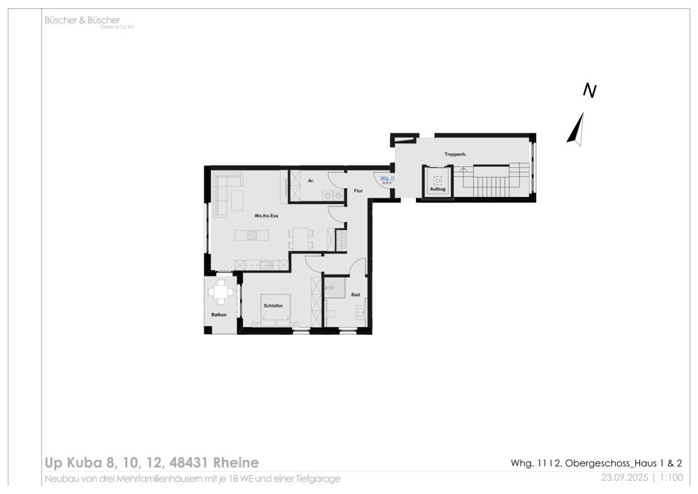 Urbanität in historischer Atmosphäre:
QNG-zertifizierte Eigentumswohnungen an der Ems!