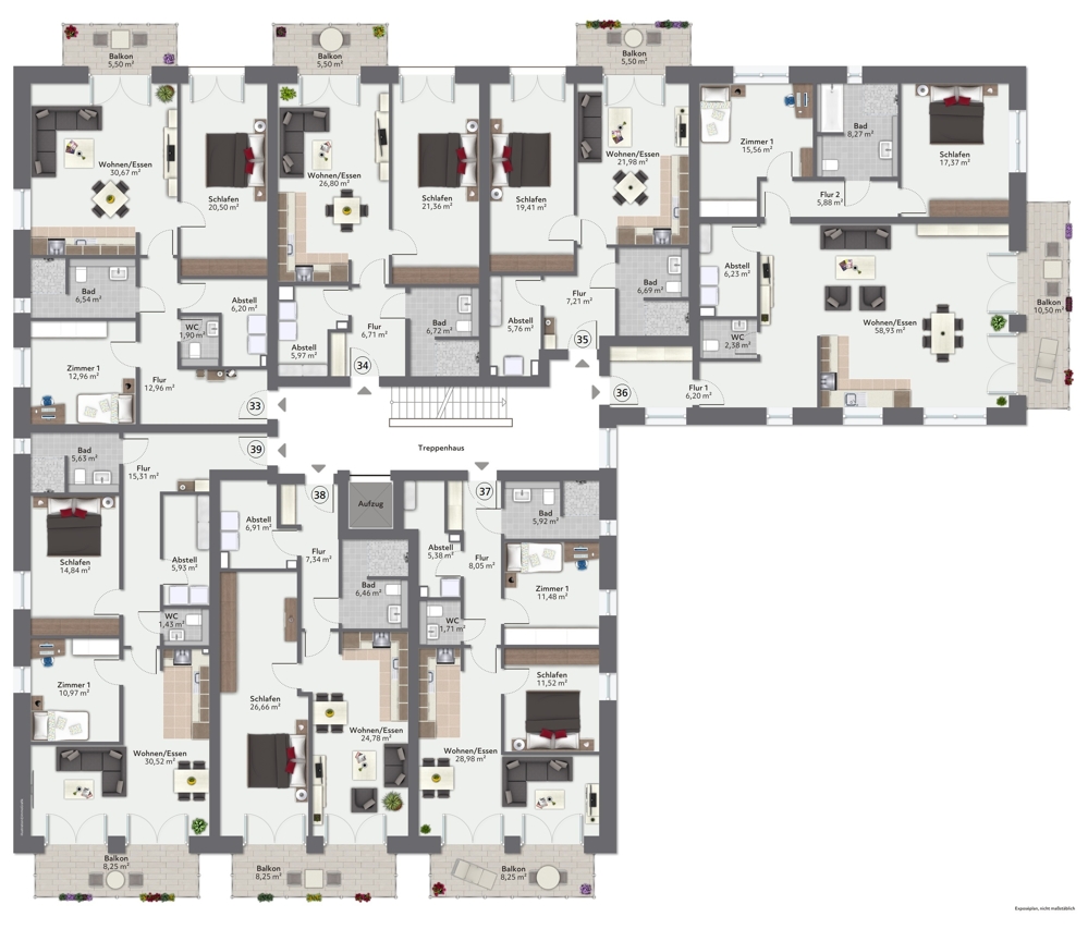 Großzügige Neubauwohnung im Lieken-Quartier!