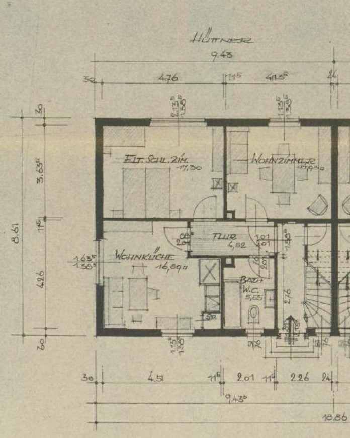 Doppelhaushälfte zu verkaufen – ruhige Lage am Ende einer Sackgasse!